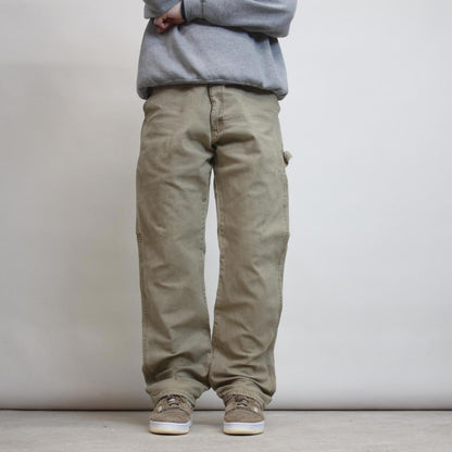 Men’s Wrangler Carpenter jeans W36 L34 beige loose denim cargos