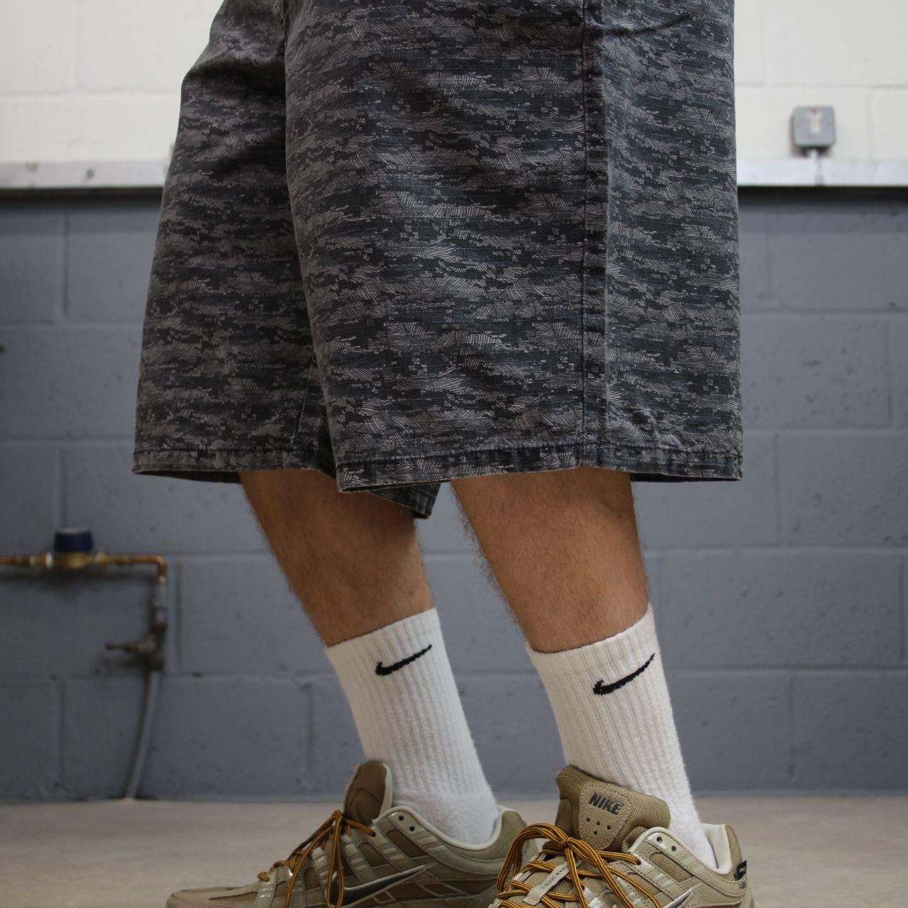 Dickies digital camo shorts carpenter grey Chino style skater shorts loose leg festival