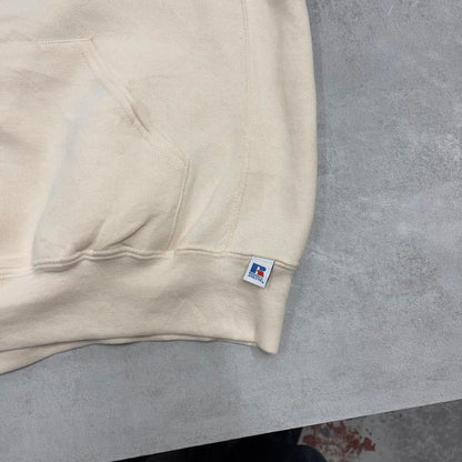 Cream Russel Athletic Harley Davidson hoodie XL