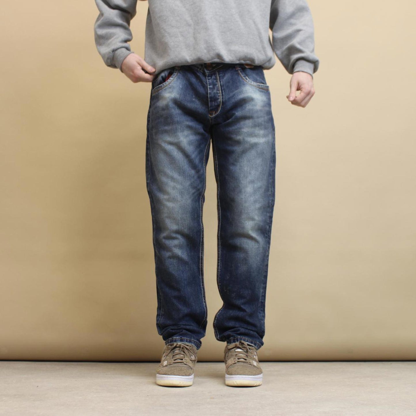 Two Jeans Y2k jeans W38L32 hip hop denim Y2K style jeans
