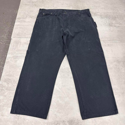 Navy Dickies carpenter jeans W40 L28 loose thick canvas skater style cargos