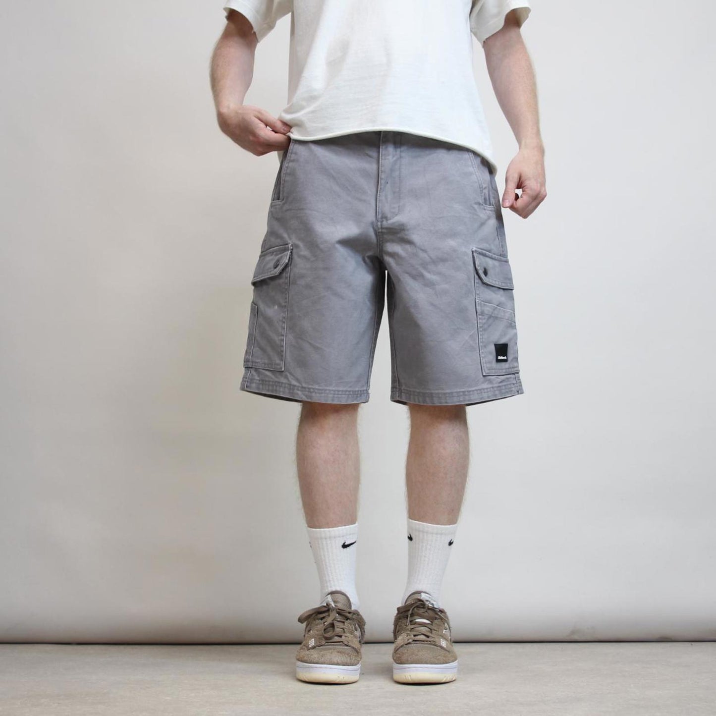 Grey DieHard cargo shorts W34