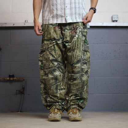 Vintage Redhead baggy camo cargo pants khaki 3XL Loose leg camouflage Y2K hunting style trousers