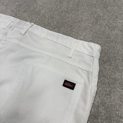 Y2K baggy Dickies carpenter pants white Loose wide-leg skater style painters cargo pants