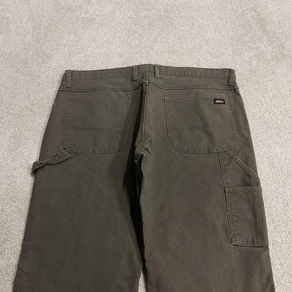 Dickies carpenter jeans y2k straight fit khaki Loose canvas cargos skater surf style pants