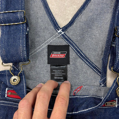 Dickies dungarees W38 L33 USA blue mens denim overalls