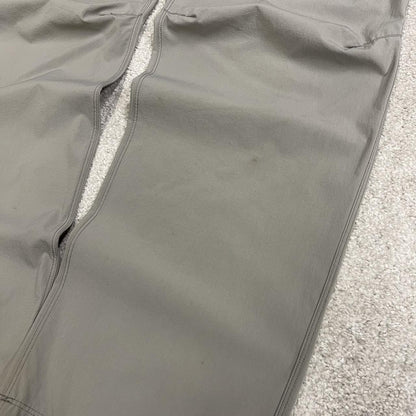 Y2K Arc'teryx technical hiking pants grey lightweight walking trousers embroidered fossil skeleton