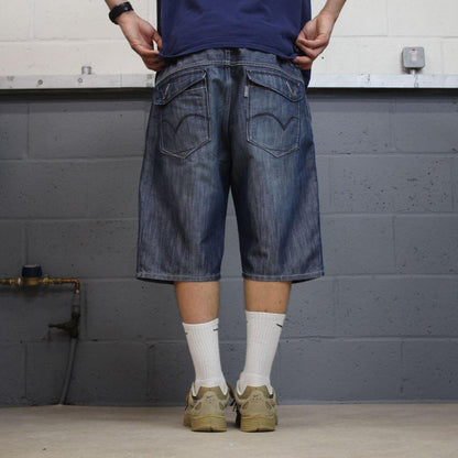 Levi’s Silvertab denim shorts blue loose denim jorts skate style summer