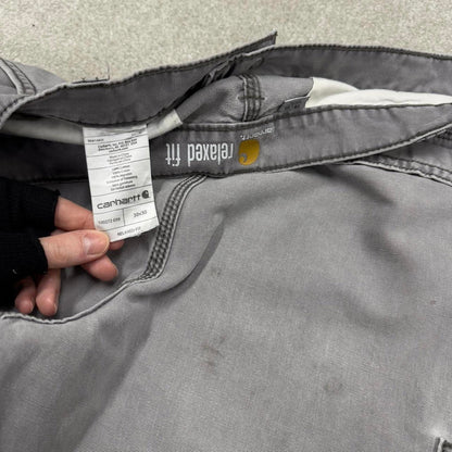 00s Carhartt cargo pants grey W38L30 90s skater style workwear cargos relaxed