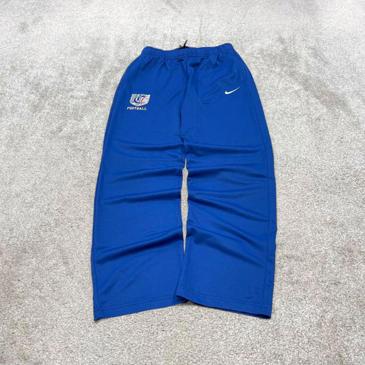 Vintage y2k Nike tracksuit bottoms blue Floaty swoosh logo running track pants