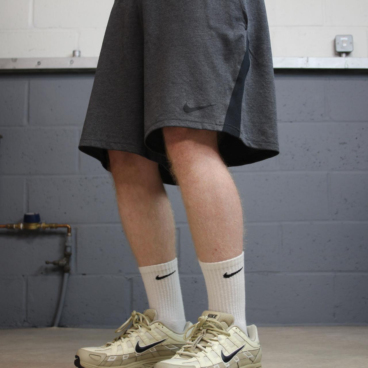 Nike sports shorts y2k loose grey Dri-Fit floaty summer gym shorts
