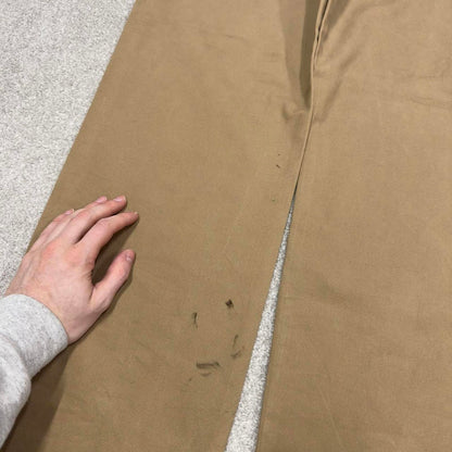 Y2K Wrangler carpenter pants loose fit tan Loose skater style cargo work pants