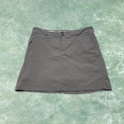 Y2k Columbia skort hiking / walking technical style grey short skirt with shorts summer festival