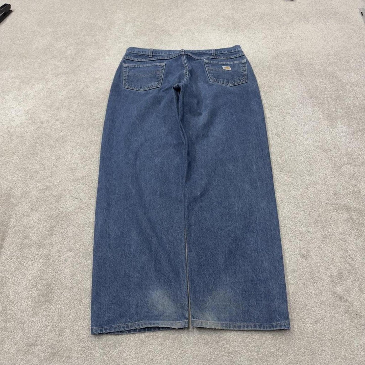Carhartt baggy jeans y2k denim blue Loose fire resistant workwear skate pants