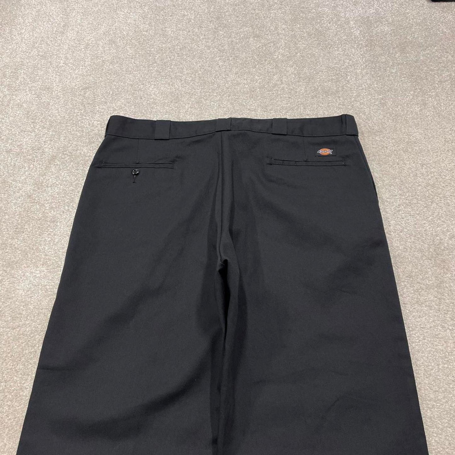 Y2k loose Dickies 874 chino work pants black Loose twill chino style skate trousers