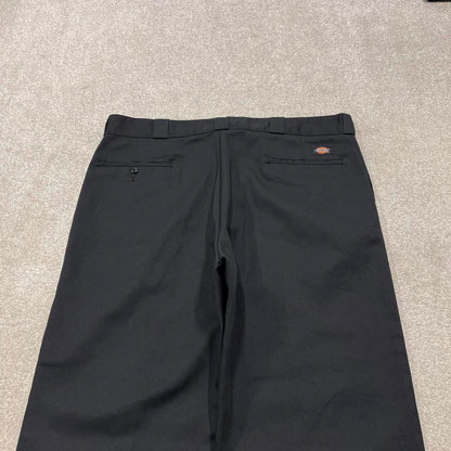 Y2k loose Dickies 874 chino work pants black Loose twill chino style skate trousers