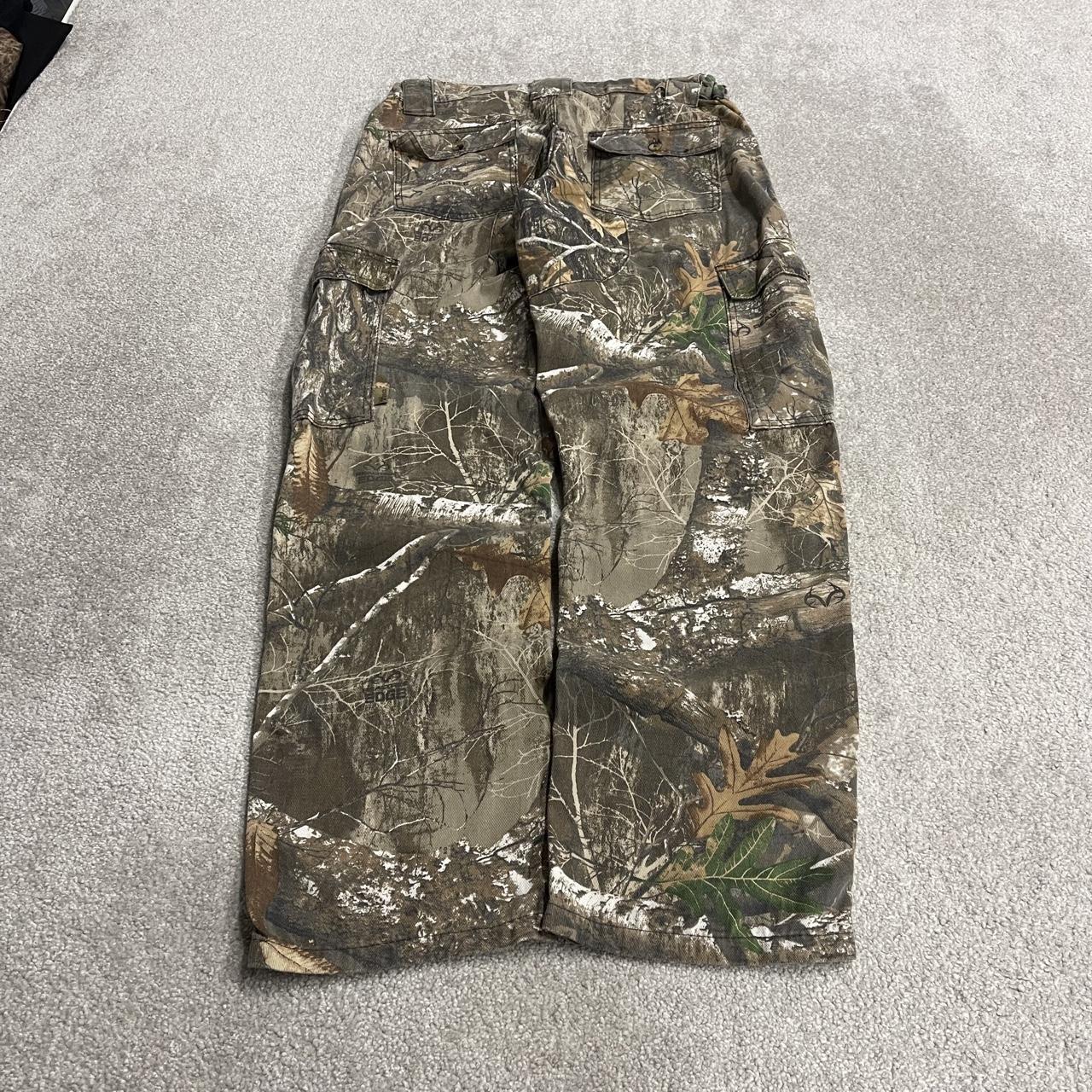 King's Camo Realtree camo cargo pants Y2K khaki M Realtree Edge camouflage pattern trousers