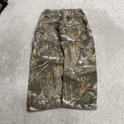 King's Camo Realtree camo cargo pants Y2K khaki M Realtree Edge camouflage pattern trousers