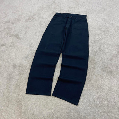 Navy Dickies carpenter jeans W28L30 canvas 90s skater style cargo pants