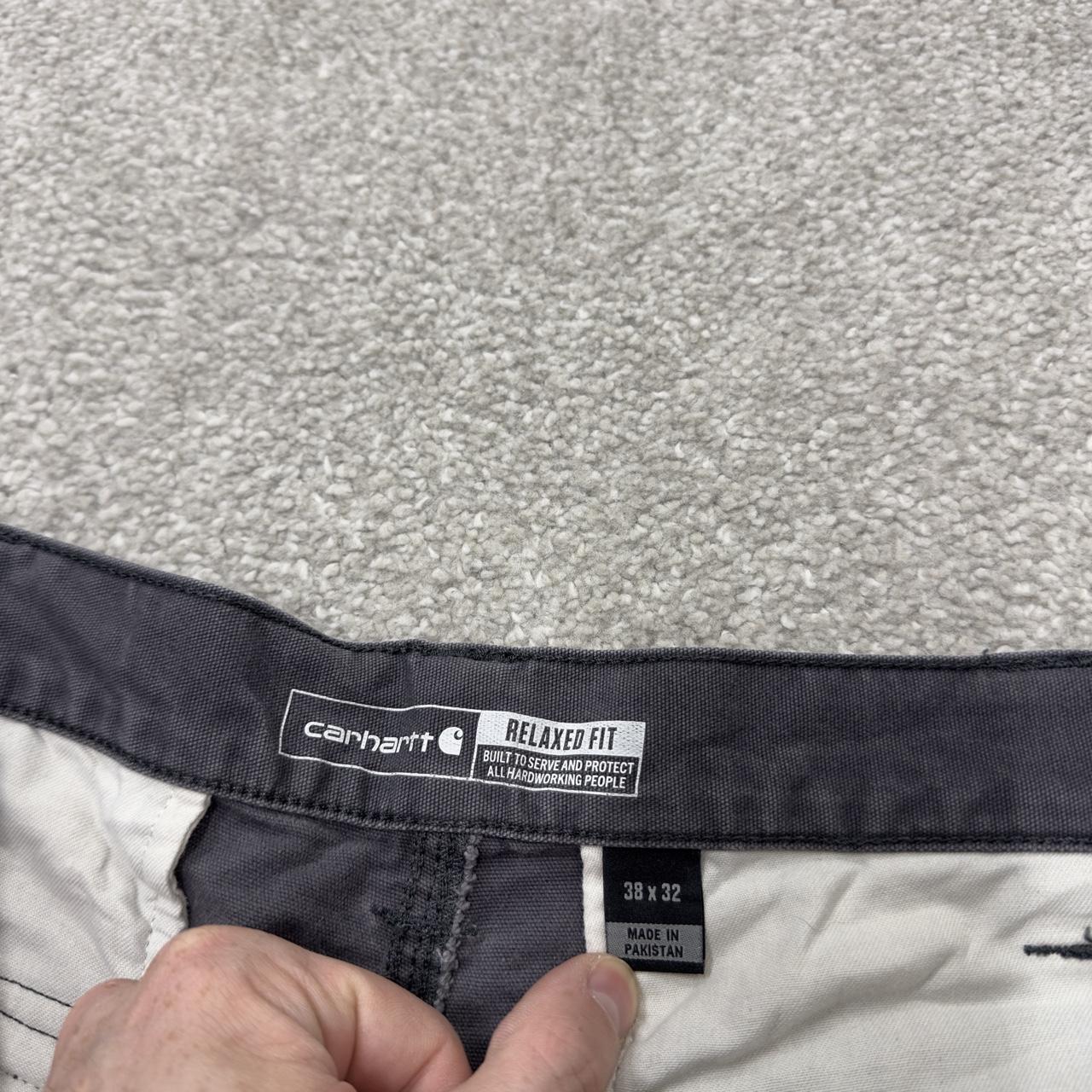 Vintage Carhartt cargo pants y2k relaxed grey Straight leg 100% cotton skater style workwear