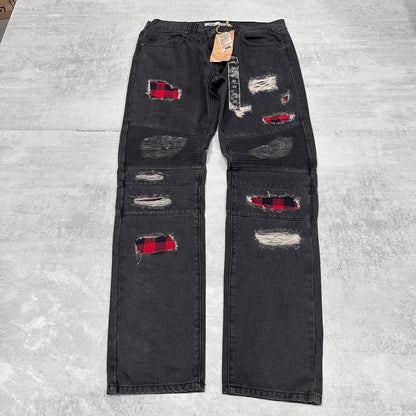 Black Denim Reason jeans W36L34