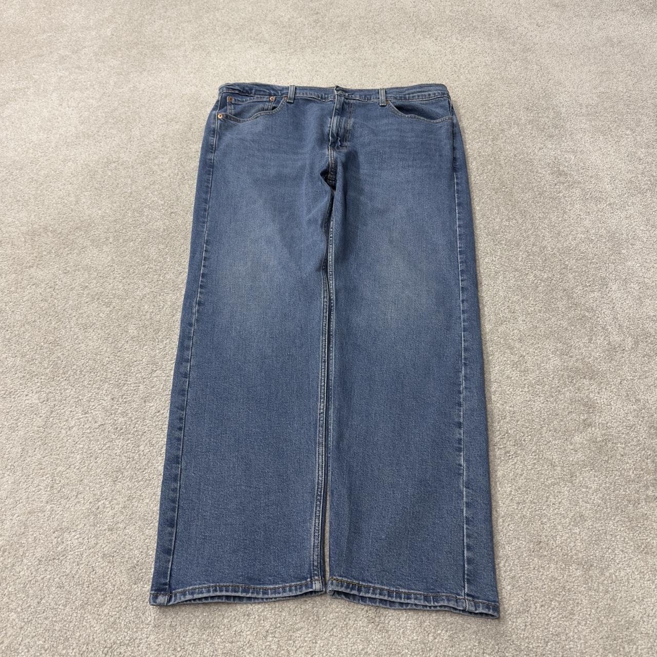 Levi’s 505 jeans y2k W40L30 blue denim straight leg red tab logo
