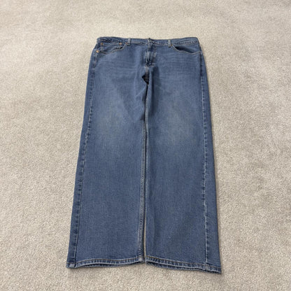 Levi’s 505 jeans y2k W40L30 blue denim straight leg red tab logo