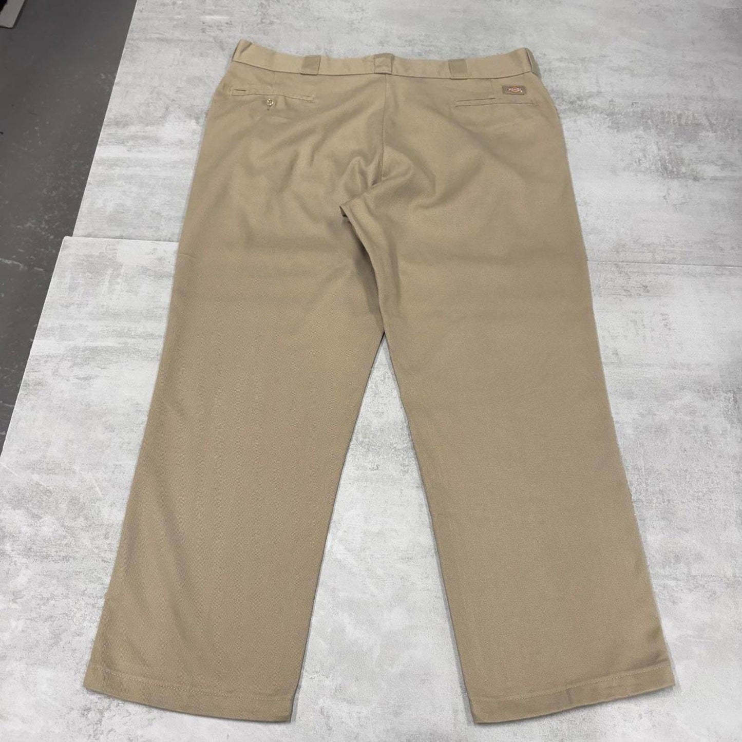 Beige Dickies 874 pants W42L29 loose twill chino style skater pants