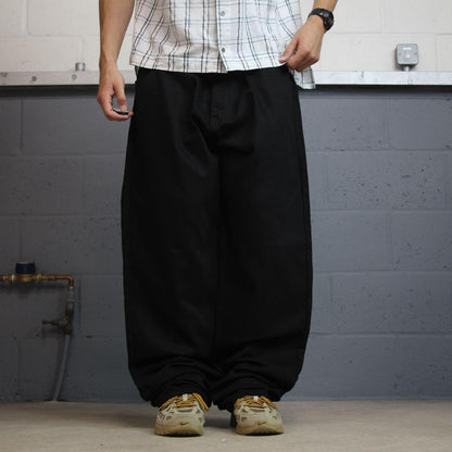 Y2K Southpole jeans straight fit black denim W46L34 Loose straight leg surf style pants