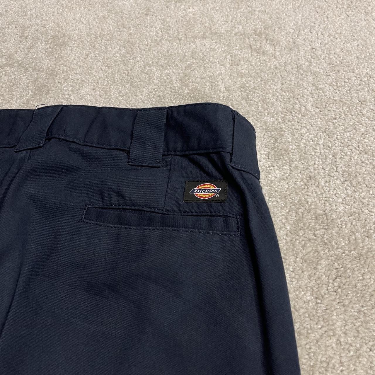 Y2K Dickies 874 work pants navy slim taper straight leg chino skater style trousers