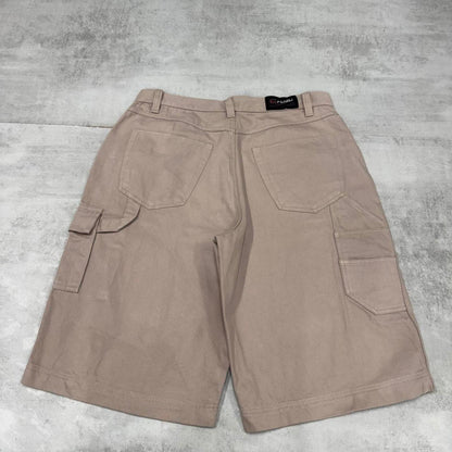 Baggy FUBU carpenter jorts W36 wide leg 90s style denim skater Y2K