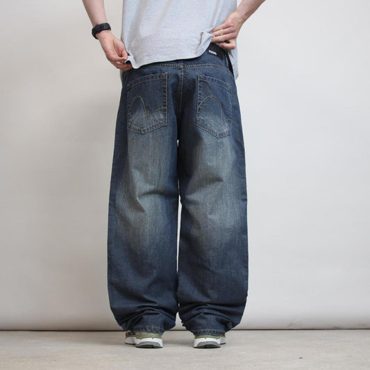 Mens baggy QRUEL jeans W38 L33