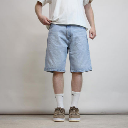 Blue Wrangler jorts W34