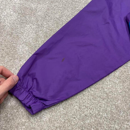 00s Columbia technical windbreaker jacket M women's lightweight y2k style blue purple hooded autumn