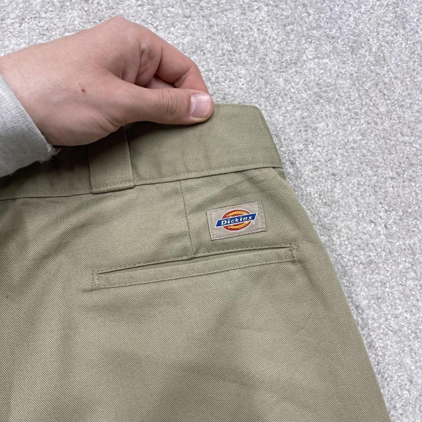 Vintage Dickies work pants loose fit khaki W36L32