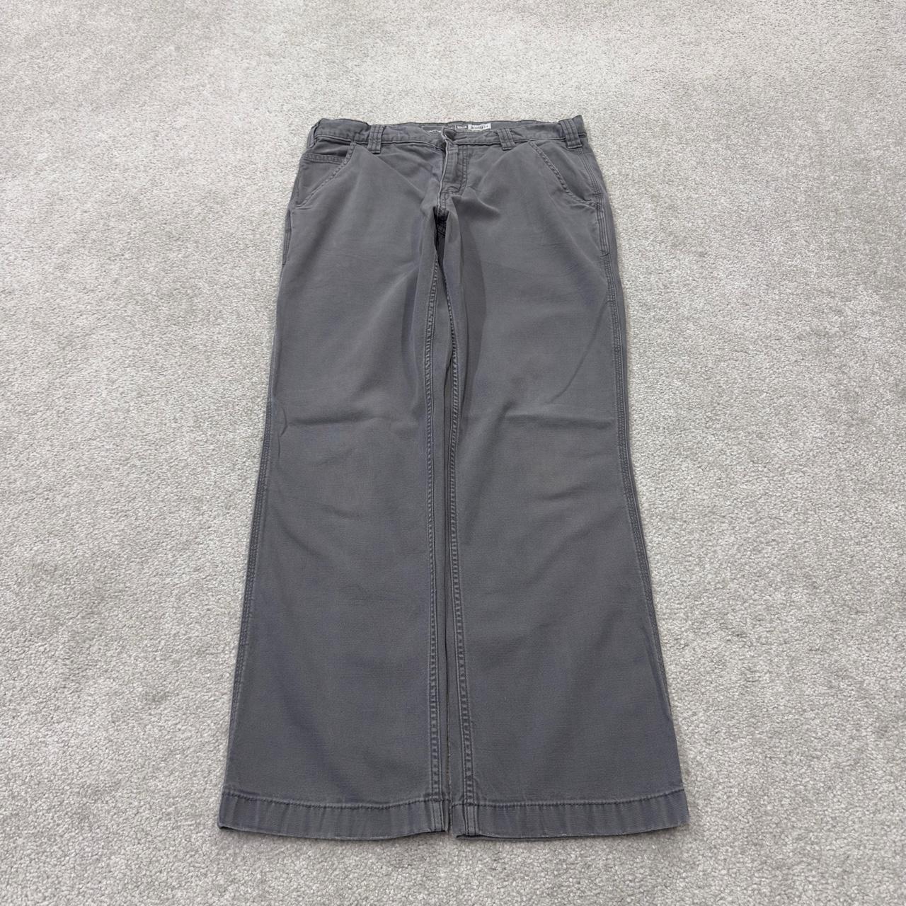 Carhartt carpenter pants y2k relaxed utility trousers grey Straight leg skater style workwear pants