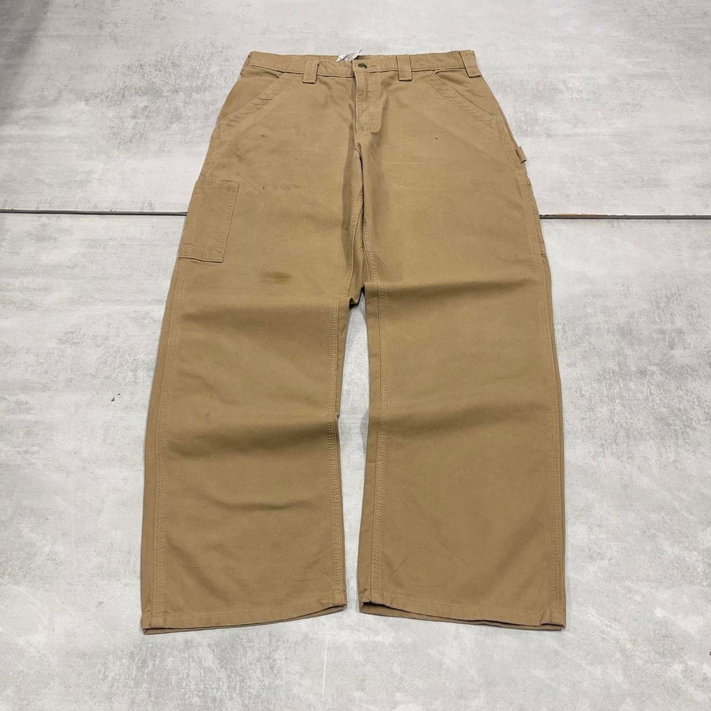 Vintage baggy Carhartt carpenter pants W33L30 90s style loose leg skater cargos