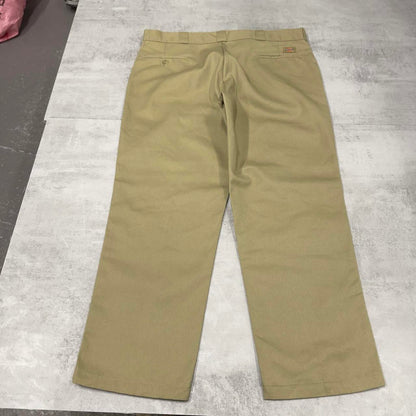 Beige Dickies 874 pants W42L30 twill chino style skater pants