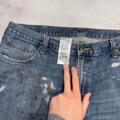 Carhartt jeans W40 L30 blue relaxed denim 90s style pants