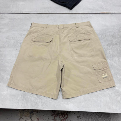 Beige Eddie Bauer cargo shorts W38
