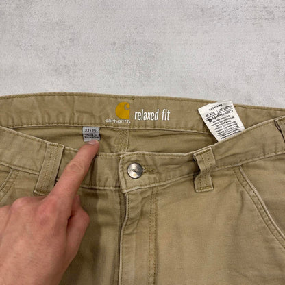 Carhartt carpenter pants W33 L36 beige relaxed skater style cargos