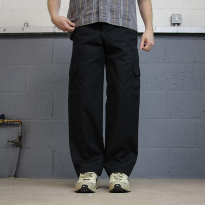 Dickies cargo pants y2k black relaxed Loose straight leg chino style utility skater workwear pants