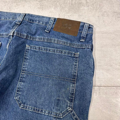 Baggy Lee carpenter jeans W38L30 blue denim skater style carpenters