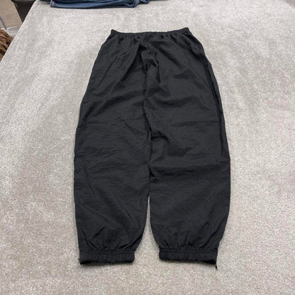 Vintage 00s Reebok tracksuit bottoms black Large loose y2k joggers embroidered track pants trackies