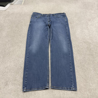 Vintage Y2K Levi’s 505 jeans blue straight leg 00s style denim pants red tab logo