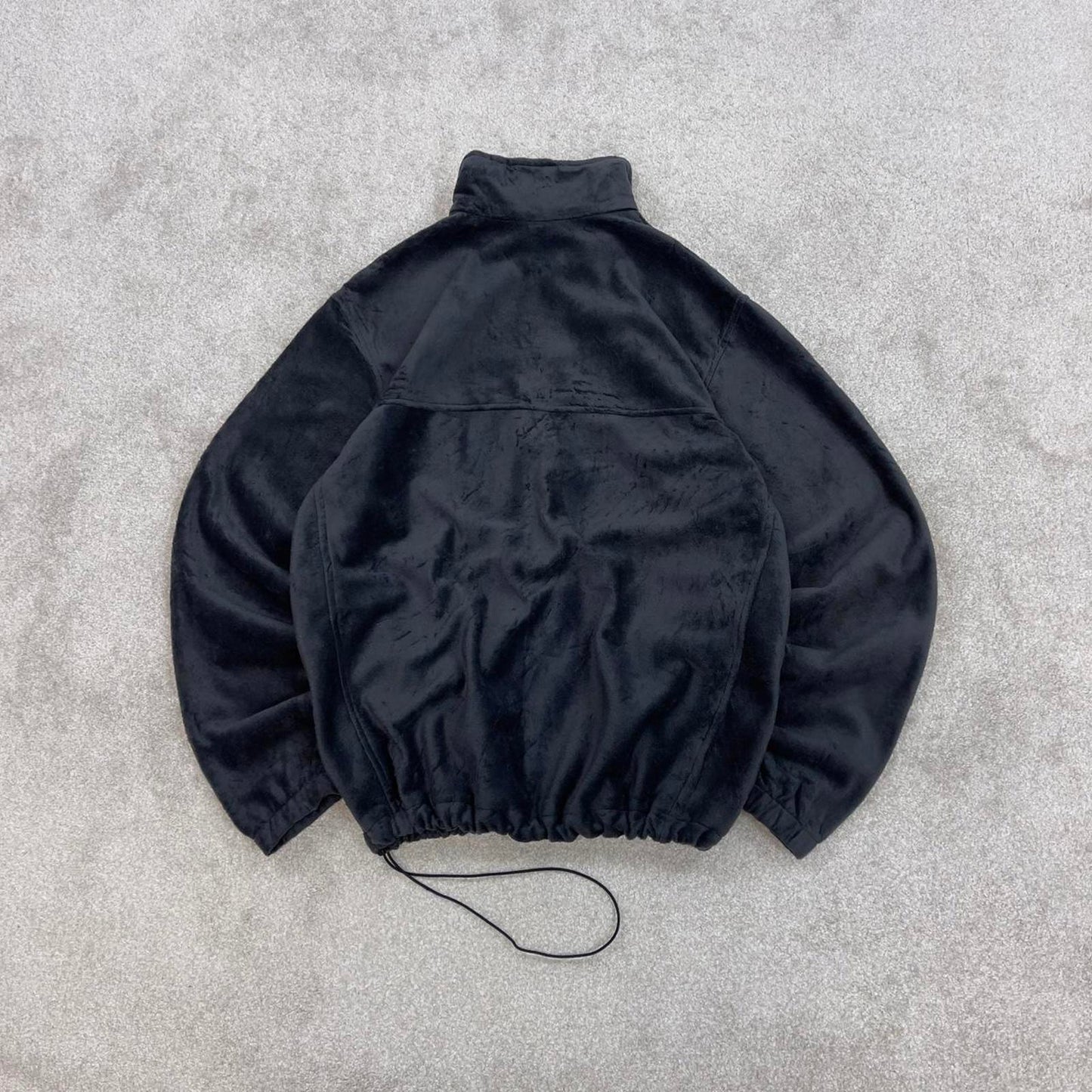 Grey Columbia technical zip up fleece Large y2k style autumn adjustable waist