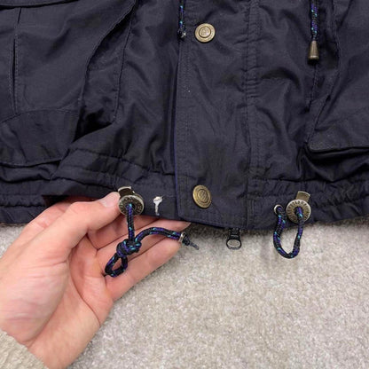 Y2k Columbia technical windbreaker jacket XL Tall men's y2k style hooded adjustable tech autumn