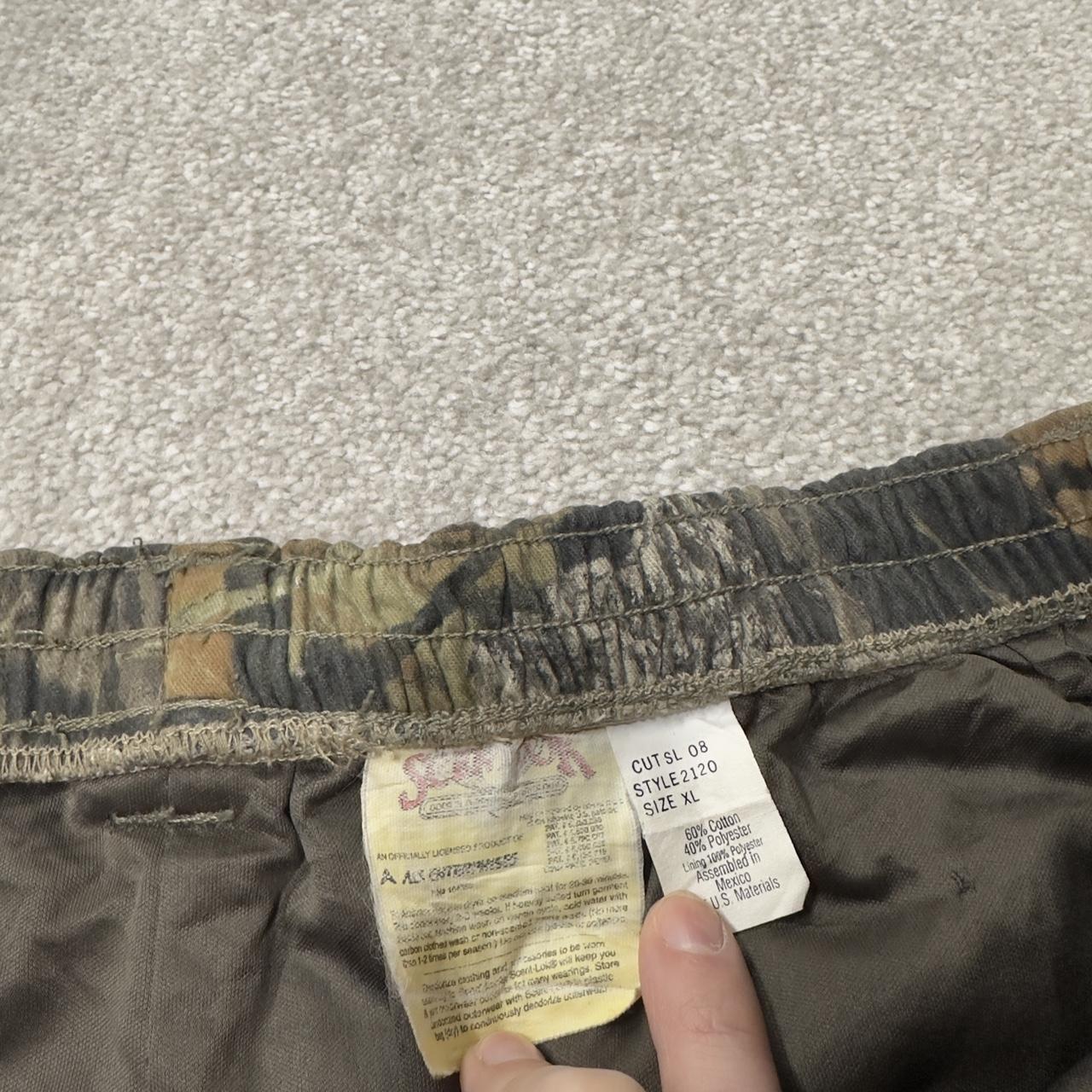 Mossy Oak baggy camo pants wide leg khaki Loose fit Break Up tree camouflage pants