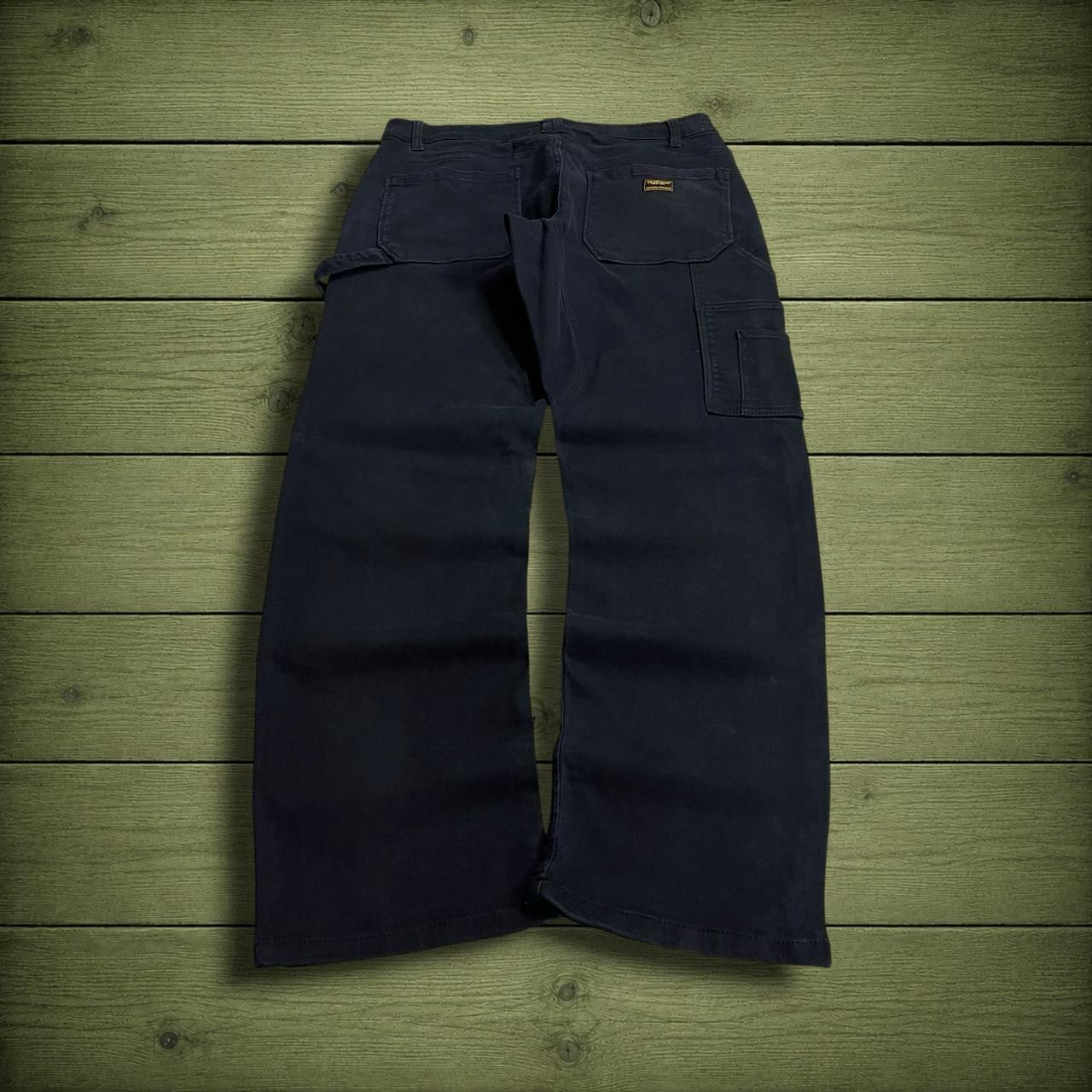 CAT carpenter pants double knee workwear y2k black Relaxed Caterpillar cargo skate work trousers