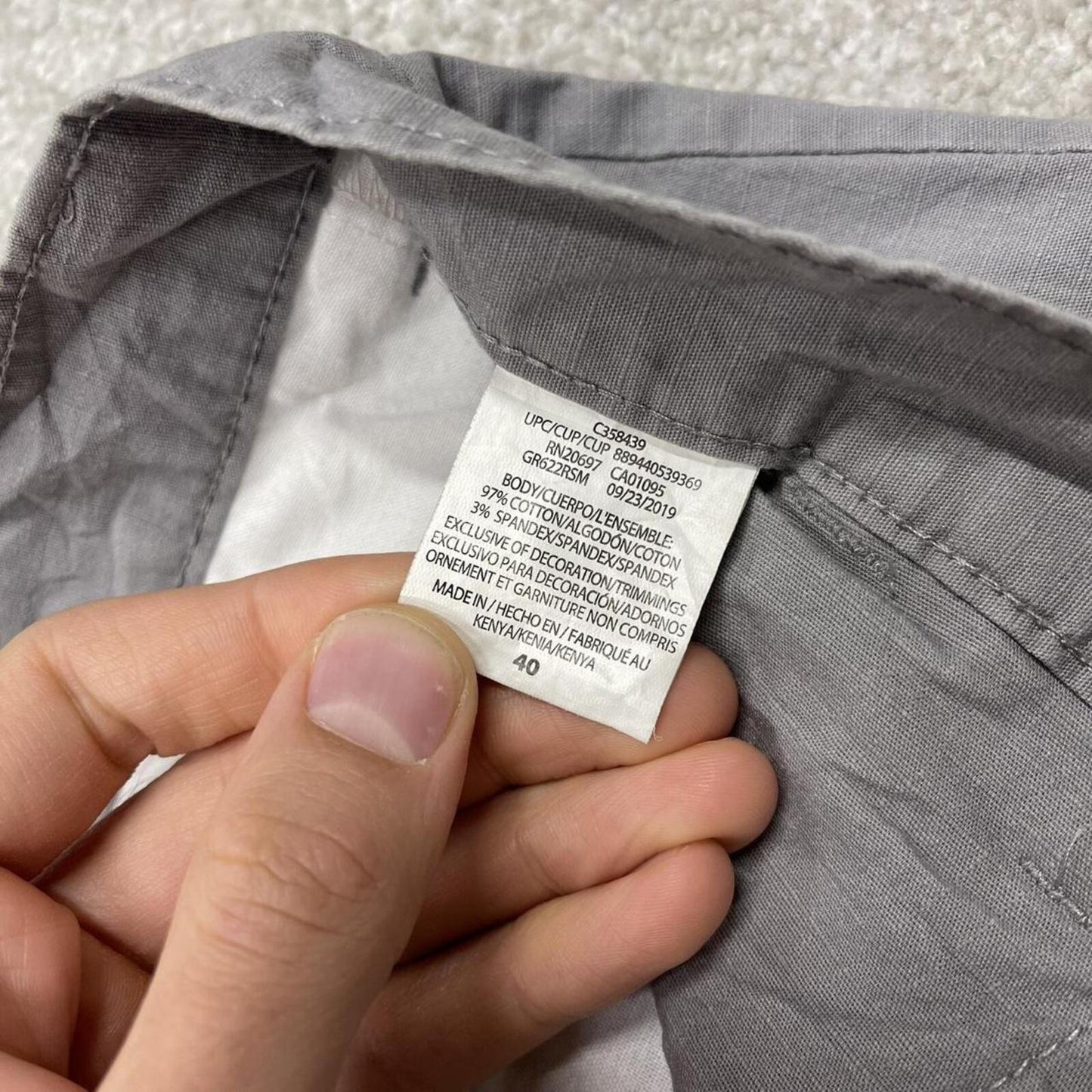 Dickies carpenter shorts loose fit grey Twill chino skater style shorts loose